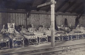 Gewonde Oostenrijks-Hongaarse soldaten, Eerste Wereldoorlog