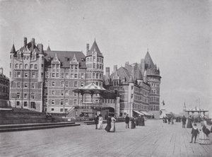 Chateau Frontenac en Dufferin Terrace