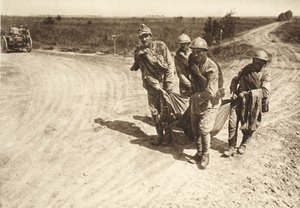 Een scène aan het front ten noorden van Focsani door Photographer German