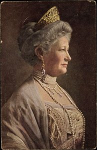 Keizerin Auguste Victoria, Portret, Kroon, Sieraden