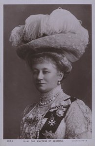 Augusta Victoria van Sleeswijk-Holstein, keizerin van Duitsland en vrouw van Wilhelm II
