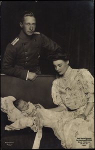 Kroonprins Paar, Friedrich Wilhelm, Cecilie, RPH 1418 door Photographer German