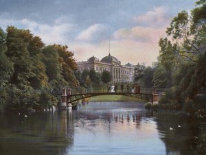 Hamburg: Botanische Tuin met Douanekantoor