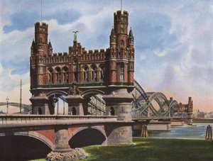 Hamburg: Elbbrücke (foto) door Photographer German