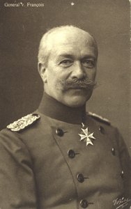 Hermann von Francois, Duitse infanteriegeneraal uit de Eerste Wereldoorlog door Photographer German