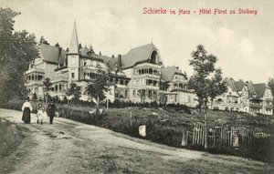 Hotel Furst zu Stolberg, Schierke, Harzgebergte, Duitsland door Photographer German