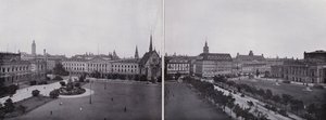 Leipzig: Panorama vanaf de Augustusplatz door Photographer German