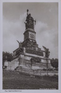 Nationaldenkmal, monument ter herdenking van de eenwording van Duitsland, Rüdesheim am Rhein, Hessen door Photographer German