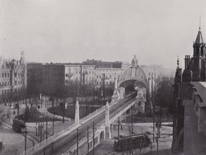 Nollendorfplatz, Station van de Hoogbaan (zw/w foto)