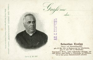Sebastian Kneipp, Beierse katholieke priester en pionier van de natuurgeneeskunde door Photographer German