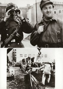 Sinds 13 augustus 1961 wordt de staatsgrens van de Duitse Democratische Republiek met West-Berlijn betrouwbaar beschermd door het Nationale Volksleger .... door Photographer German