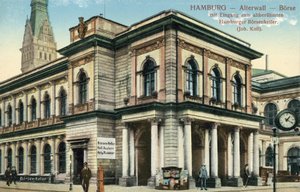 Beurs, Alter Wall, Hamburg, Duitsland