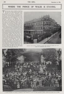 Bezoek van de Prins van Wales en de Hertog van Cambridge aan het kuuroord Bad Homburg, Duitsland