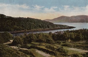 Zuid-Ierland: Rivier Blackwater bij Kenmare, County Kerry (gekleurde foto) door Photographer Irish