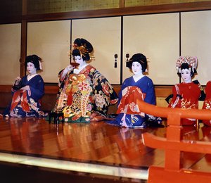 De theeceremonie in Japan door Photographer Japanese