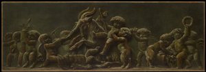 Infant Bacchanal, 1780s door Piat Joseph Sauvage