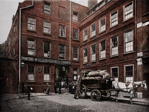 Dr Johnsons Huis, City of London, ca. 1900-1911 door Pictorial Agency