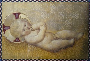Baby Jezus door Pier Francesco Fiorentino