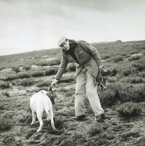 11e Hertog van Devonshire bij een korhoen jacht in Bolton Abbey