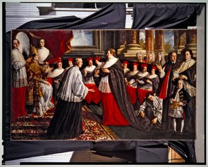 Kroning van Paus Clemens en Innocentius VIII (paar)