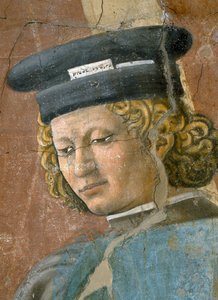 De Legende van het Ware Kruis, de Marteling van de Jood, beul (detail)