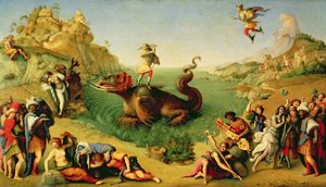 Perseus redt Andromeda door Piero di Cosimo