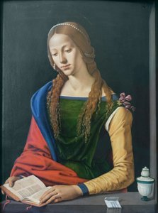 Sint Maria Magdalena lezend, laat 15e eeuw