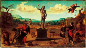 De mythe van Prometheus , c.1515 (schilderij) door Piero di Cosimo