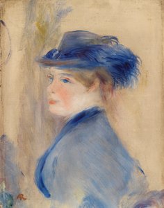 Borstbeeld van een Vrouw door Pierre-Auguste Renoir