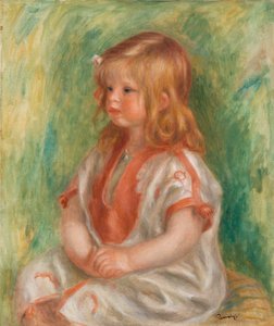 Claude Renoir door Pierre-Auguste Renoir