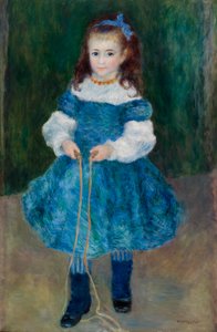 Meisje met springtouw door Pierre-Auguste Renoir