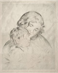 Moeder en Kind door Pierre-Auguste Renoir
