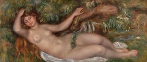 Liggend naakt door Pierre-Auguste Renoir