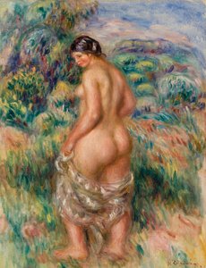 Staande Badende door Pierre-Auguste Renoir