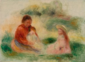 Jonge familie door Pierre-Auguste Renoir