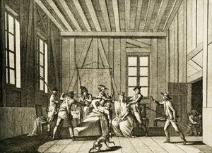 De moord op Jean-Paul Marat in 1793