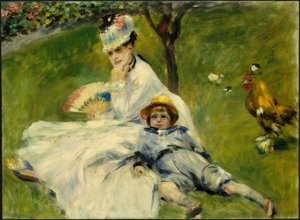 Mevrouw Monet en haar zoon