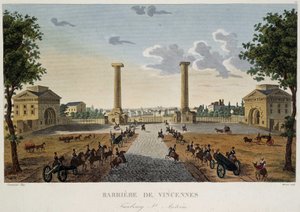 Barrières van Vincennes door Courvoisier door Pierre (after) Courvoisier