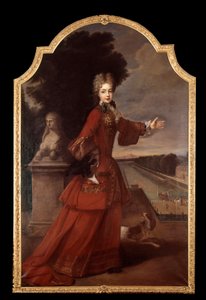 Portret van Marie Adelaide de Savoie, hertogin van Bourgondië in het kasteel van Fontainebleau (1685-1712)