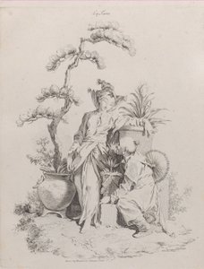 Aarde, uit De Vier Elementen, 1738-49