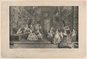 Het Uithangbord van Gersaint door Pierre Alexandre Aveline