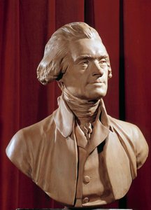 Buste van Thomas Jefferson (1742-1826), president van de Verenigde Staten