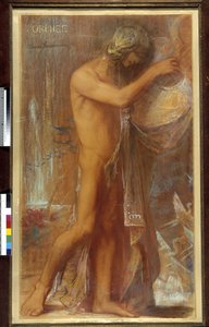 Orpheus speelt de cither