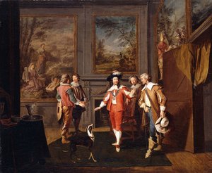 De Ontsnapping van de Koning uit Hampton Court in november 1647
