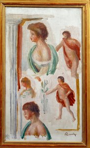 Personages van de Antieke Tragedie door Pierre Auguste Renoir