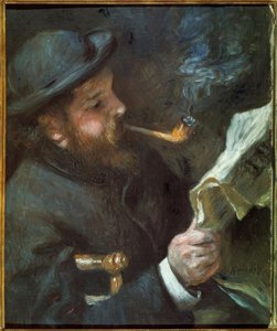 Claude Monet door Pierre Auguste Renoir