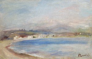 Cros de Cagnes, Mer, Montagnes, ca. 1910 door Pierre Auguste Renoir