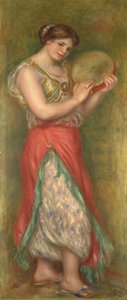 Dansend meisje met tamboerijn, 1909