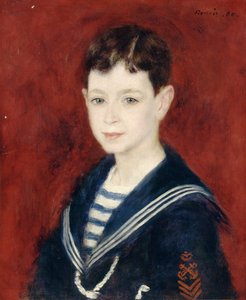 Fernand Halphen als jongen, 1880 door Pierre Auguste Renoir