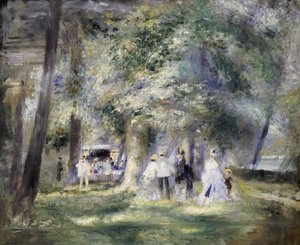 In het park van Saint-Cloud, 1866